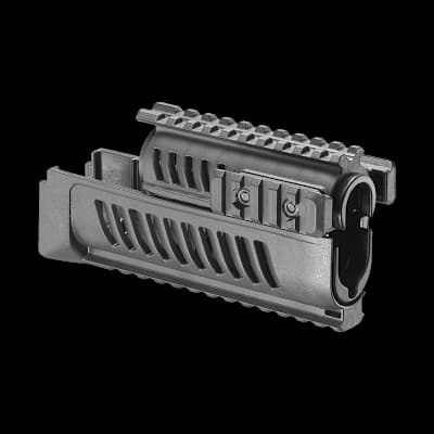 AK47 Quad Rail Polymer Hand Guard Black